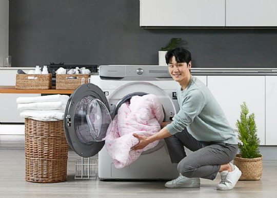 삼성전자 24kg '그랑데 AI' 세탁기 . <삼성전자 제공>